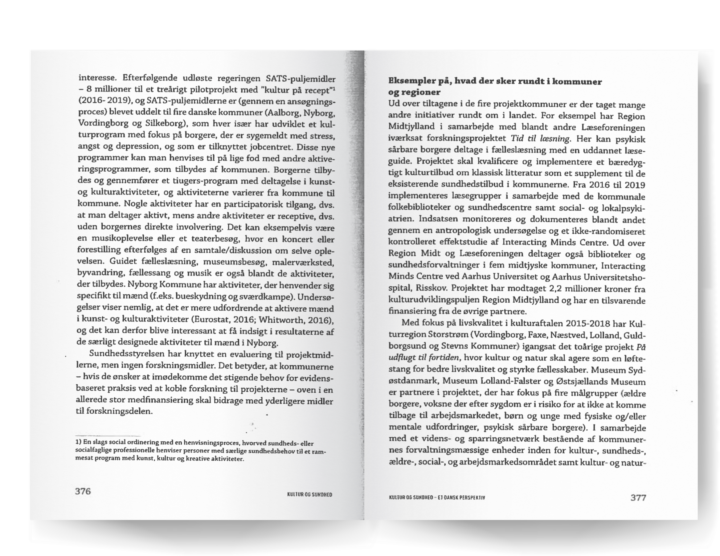 Side 4 og 5 i kapitlet om 'Kultur og sundhed - et dansk perspektiv'