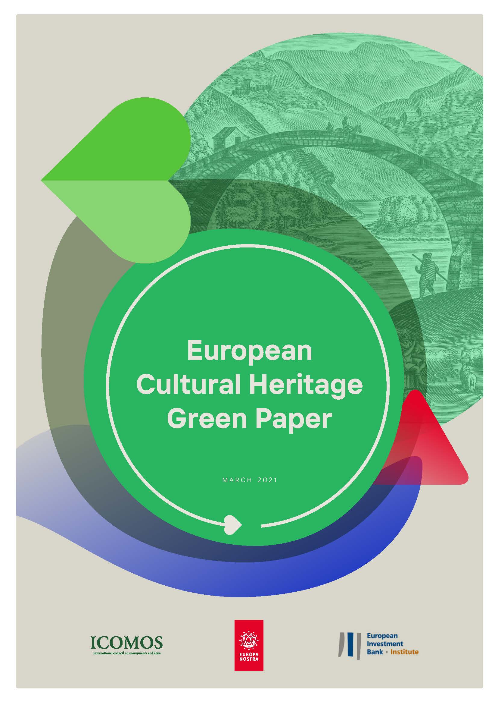 Forsiden af 'European cultural heritage green paper'