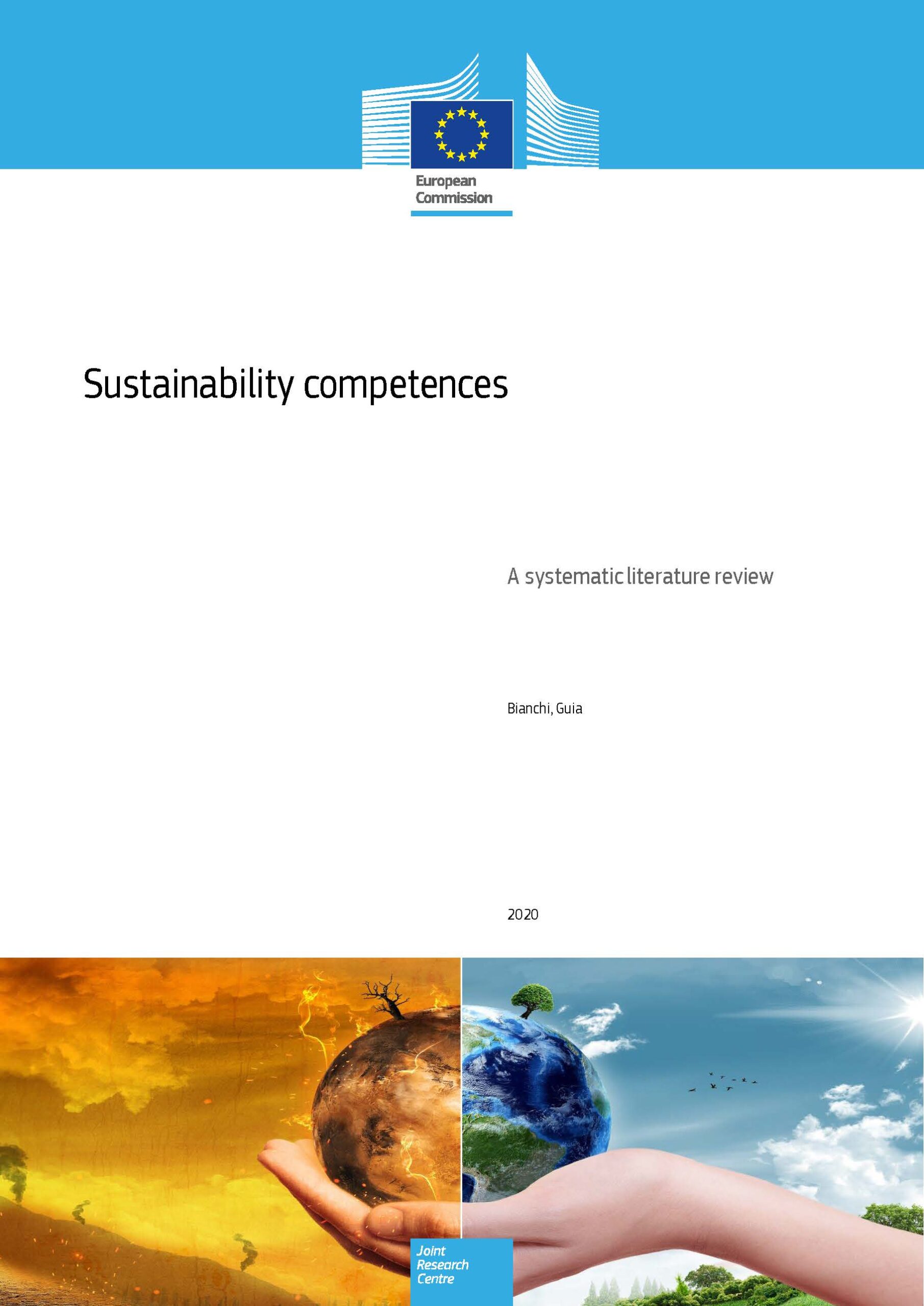 Forside af rapporten 'Sustainability competences'