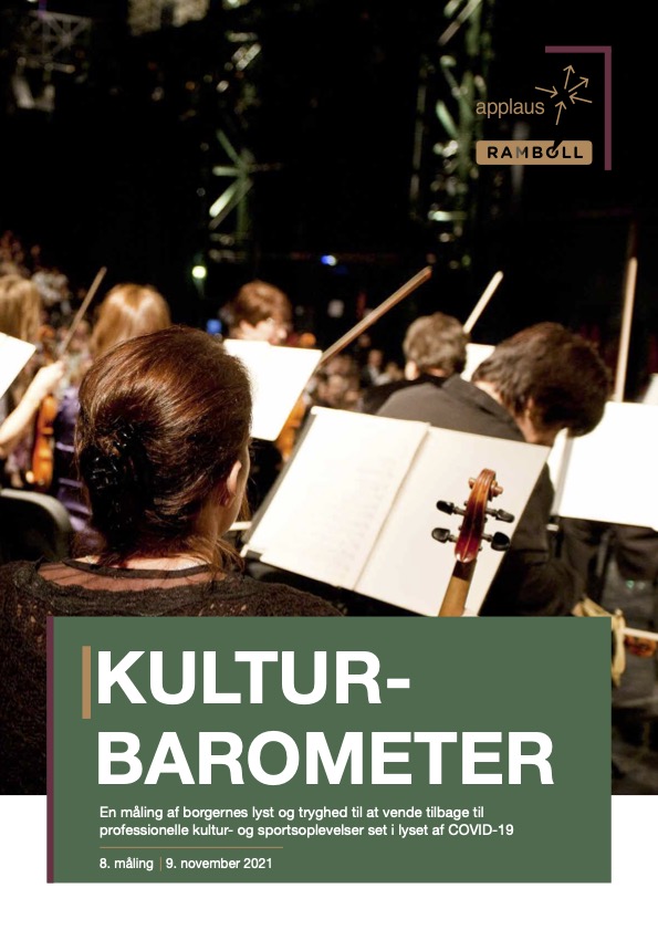 Forside på rapporten 'Kulturbarometer'
