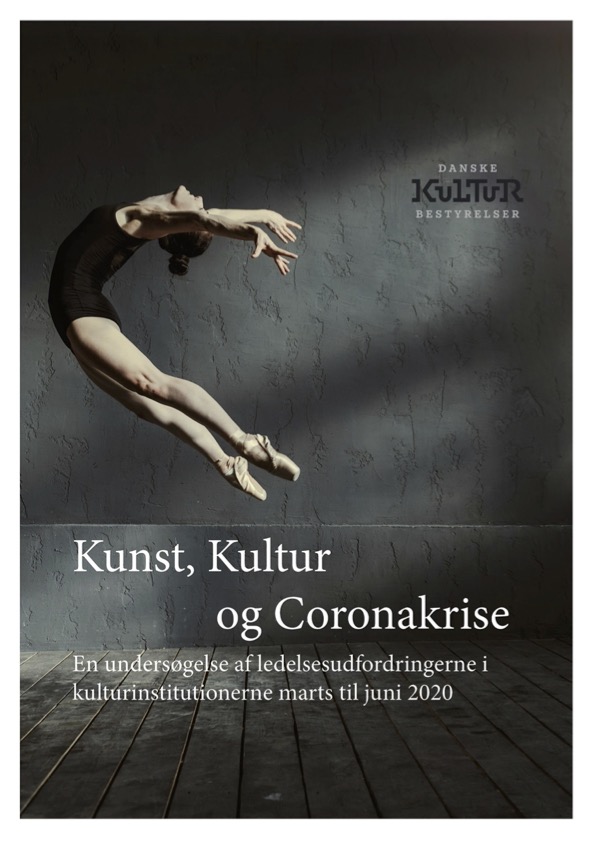 Forsiden af rapporten 'Kunst, Kultur og Coronakrise'